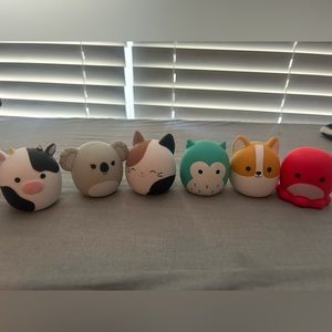 Like new lot of 6 squooshems, not packaging included
